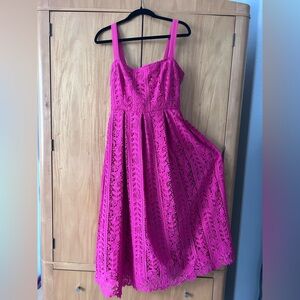 Aqua Fuchsia Dress